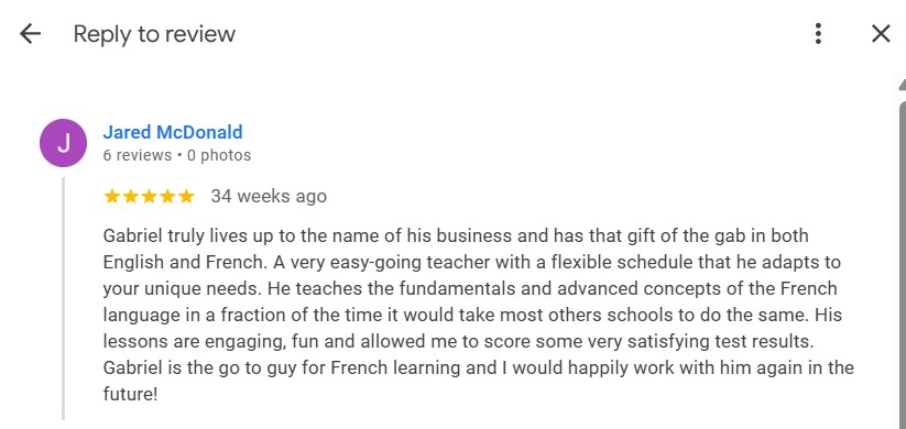 Client review: CCC when going for a BBB in 16 hours of 1-on-1 training